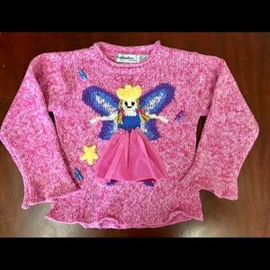Girly Sweater w/ Moving Skirt & Pigtails